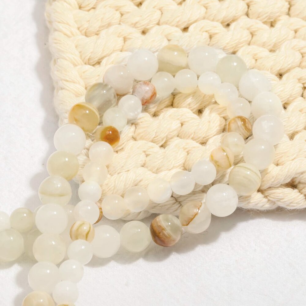 8mm Afghan Jade Round Beads DIY Jewelry Making